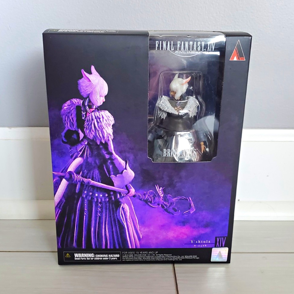 Square Enix Final Fantasy XIV BRING ARTS Y'shtola Figure w/ Staff, Stand