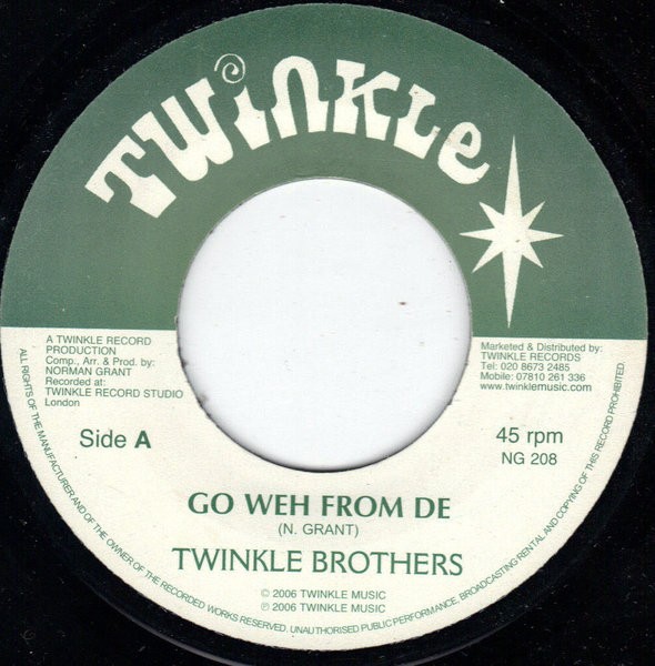 Twinkle Brothers - Go Weh From De (7") (Near Mint (NM or M-)) - 4412185548