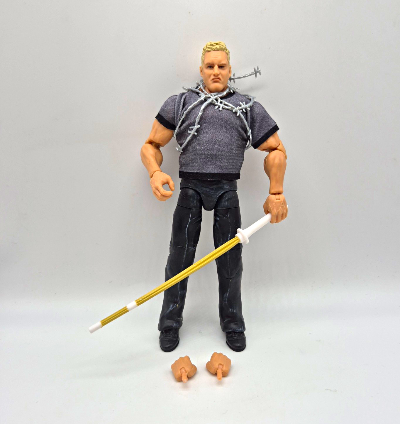 WWF WWE Elite Mattel Wrestling Figure Monday Night War Series 6 Hardcore Hak WCW