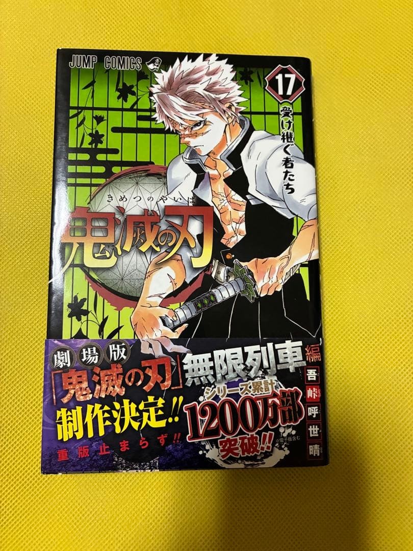 Demon Slayer Kimetsu Vol 17 1a Edizione Stampa Obi Sanemi Manga Giapponese Fumetto