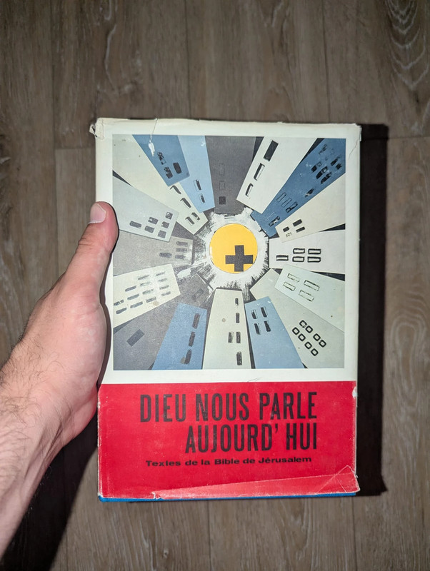 Bible ancienne illustrée Dieu nous parle aujourd’hui – Bible de Jérusalem – 1969