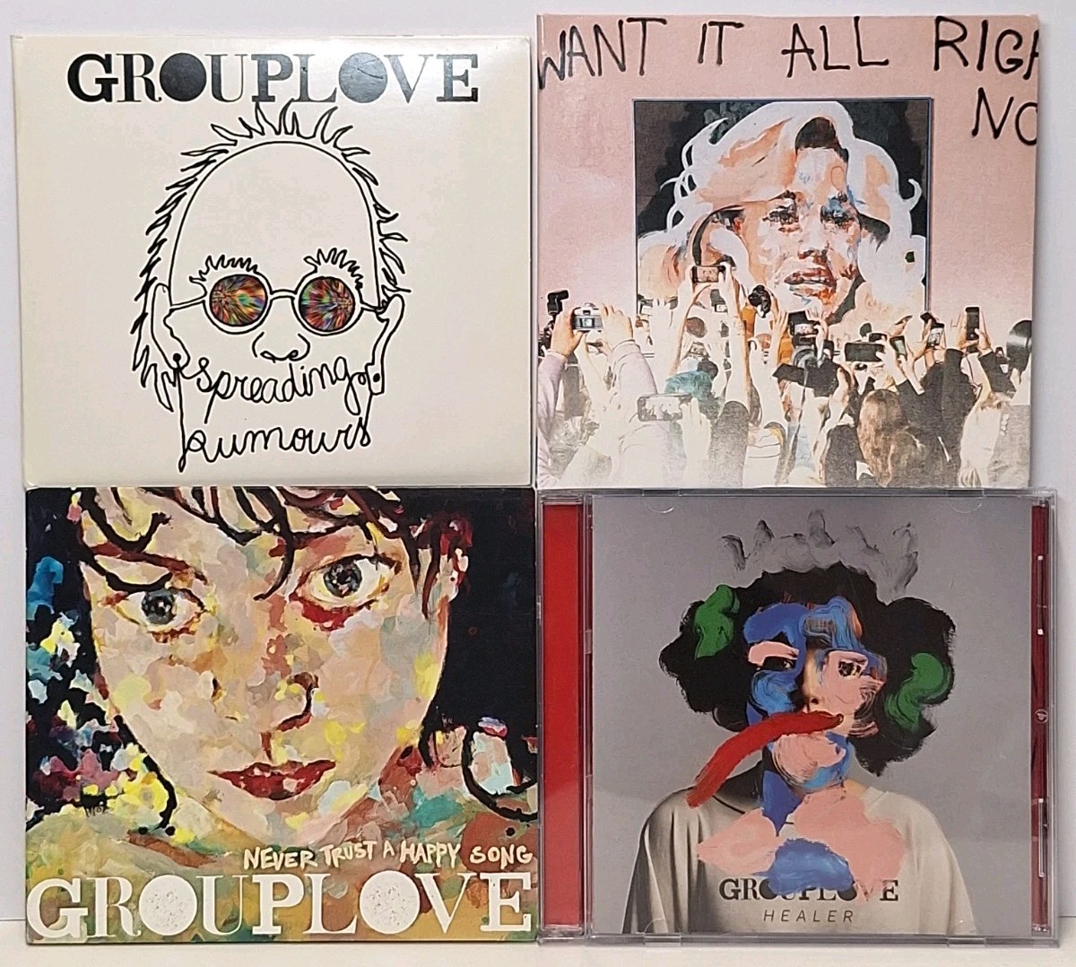 Grouplove CD Lot Of 4 Excellent Condition VG/EX/NM Tested Fast Shipping 