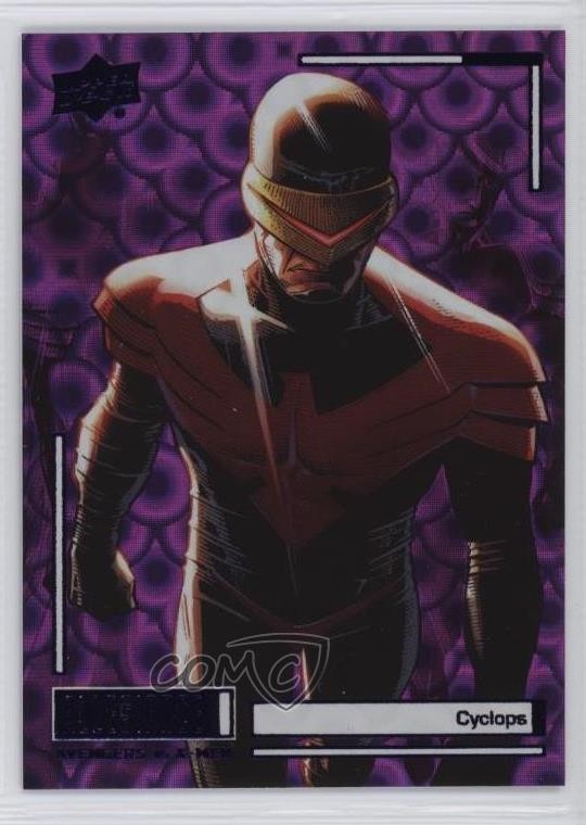 2023 Upper Deck Allegiance Avengers vs X-Men Purple Cosmic 62/99 Cyclops 0kr0