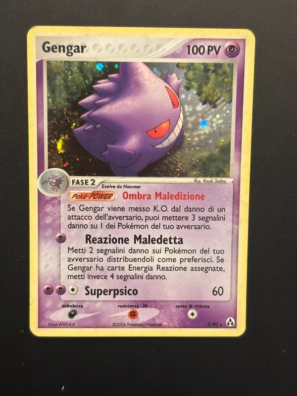 Gengar 5/92 ex la leggenda di mew NM