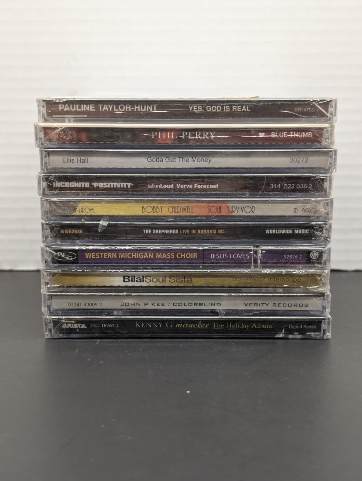 10 Sealed CD Lot Mixed Gospel R&B Christian Soul Funk Music H1