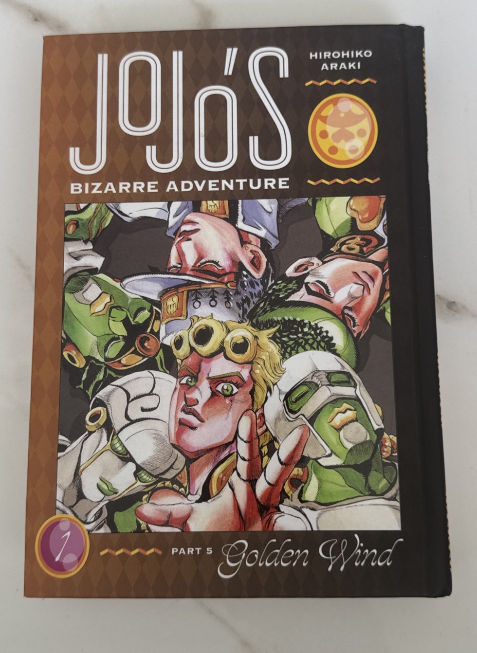 JoJo's Bizarre Adventure Part 5: Golden Wind Vol 2 copertina rigida VIZ inglese