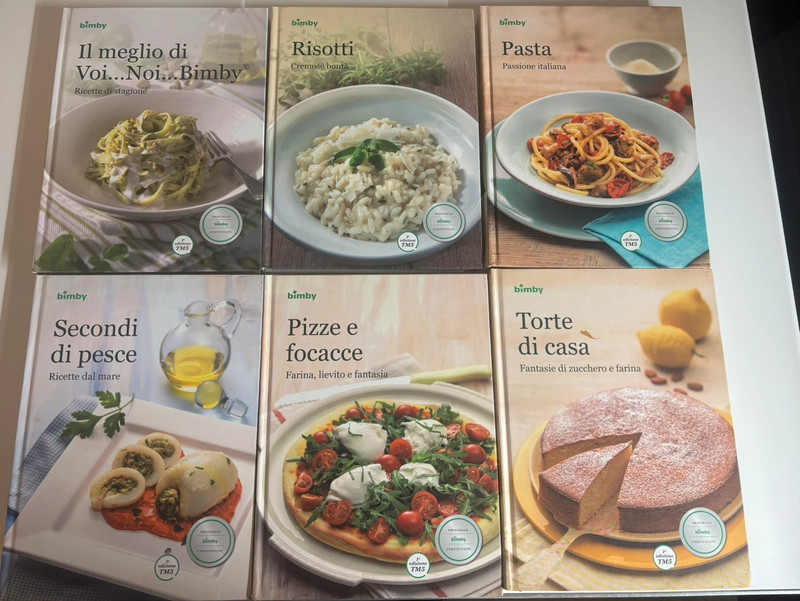 Lotto 6 Libri di Ricette Bimby TM5 Originali Vorwerk