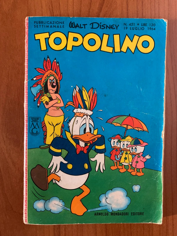 Topolino n. 451 - Arnoldo Mondadori Editore - 19 Luglio 1964