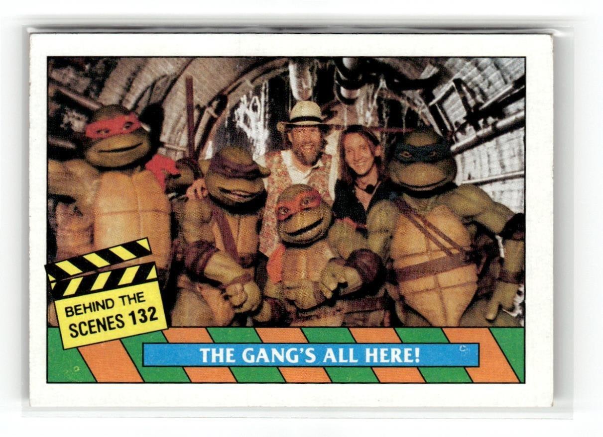 Scheda film Topps Teenage Mutant Ninja Turtles 1990