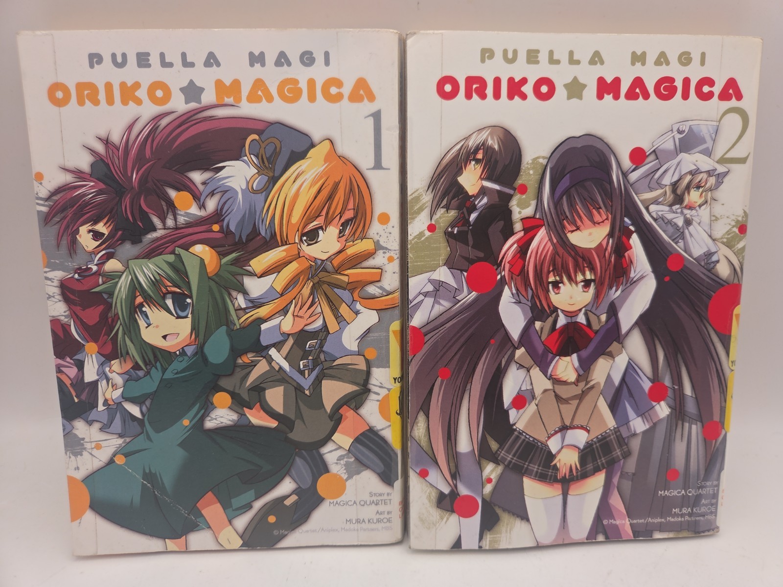 Puella Magi Oriko Magica Volume 1+2 Manga Inglese Ex Biblioteca 