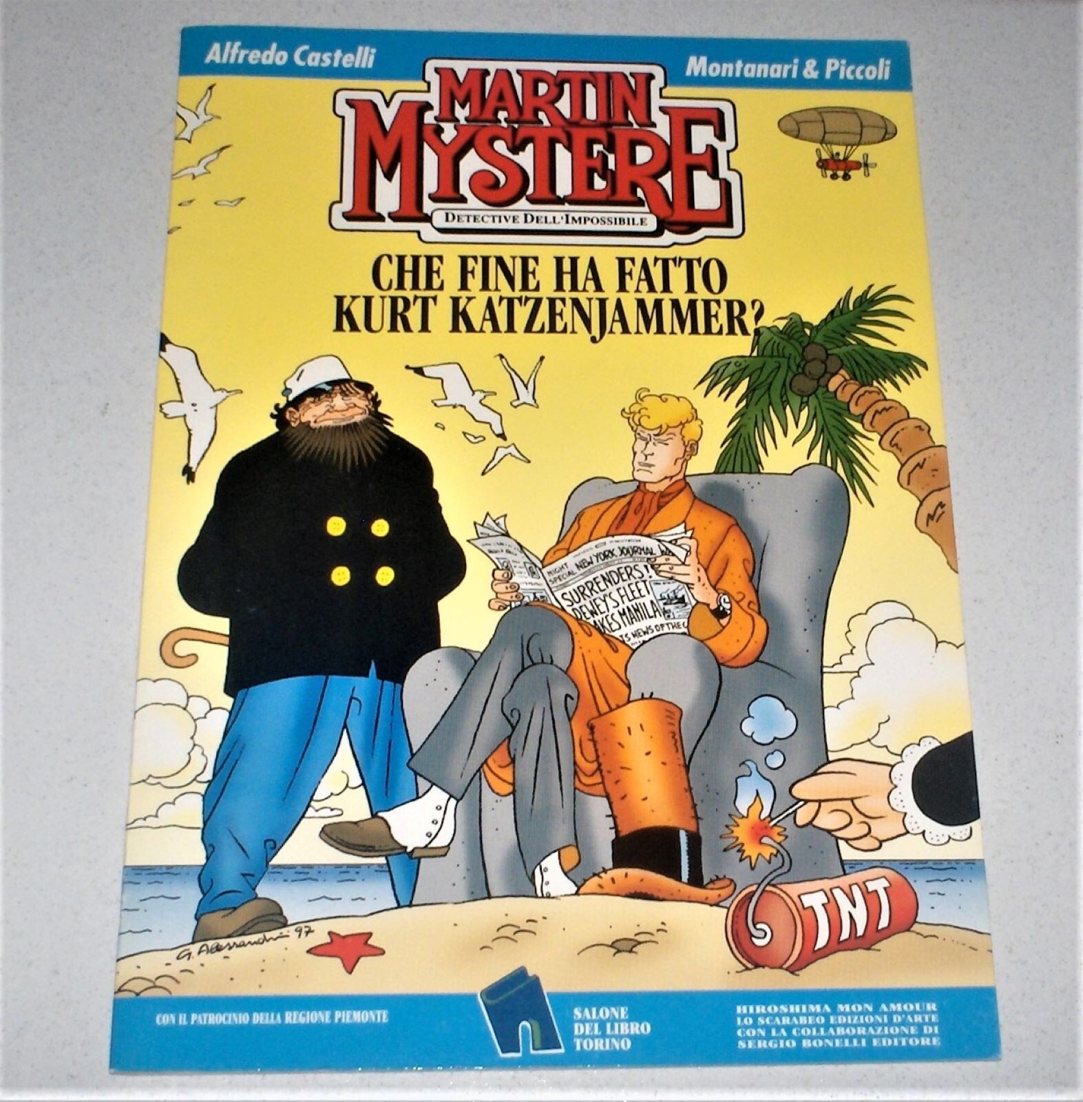MARTIN MYSTERE Che fine ha fatto Kurt Katzenjammer ? Salone del libro 1997