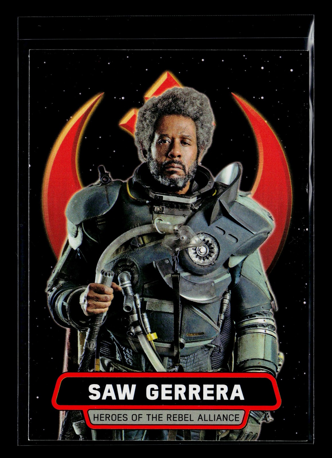 2016 Star Wars Rogue One INSERT Heroes Saw Gerrera #HR-8 NM