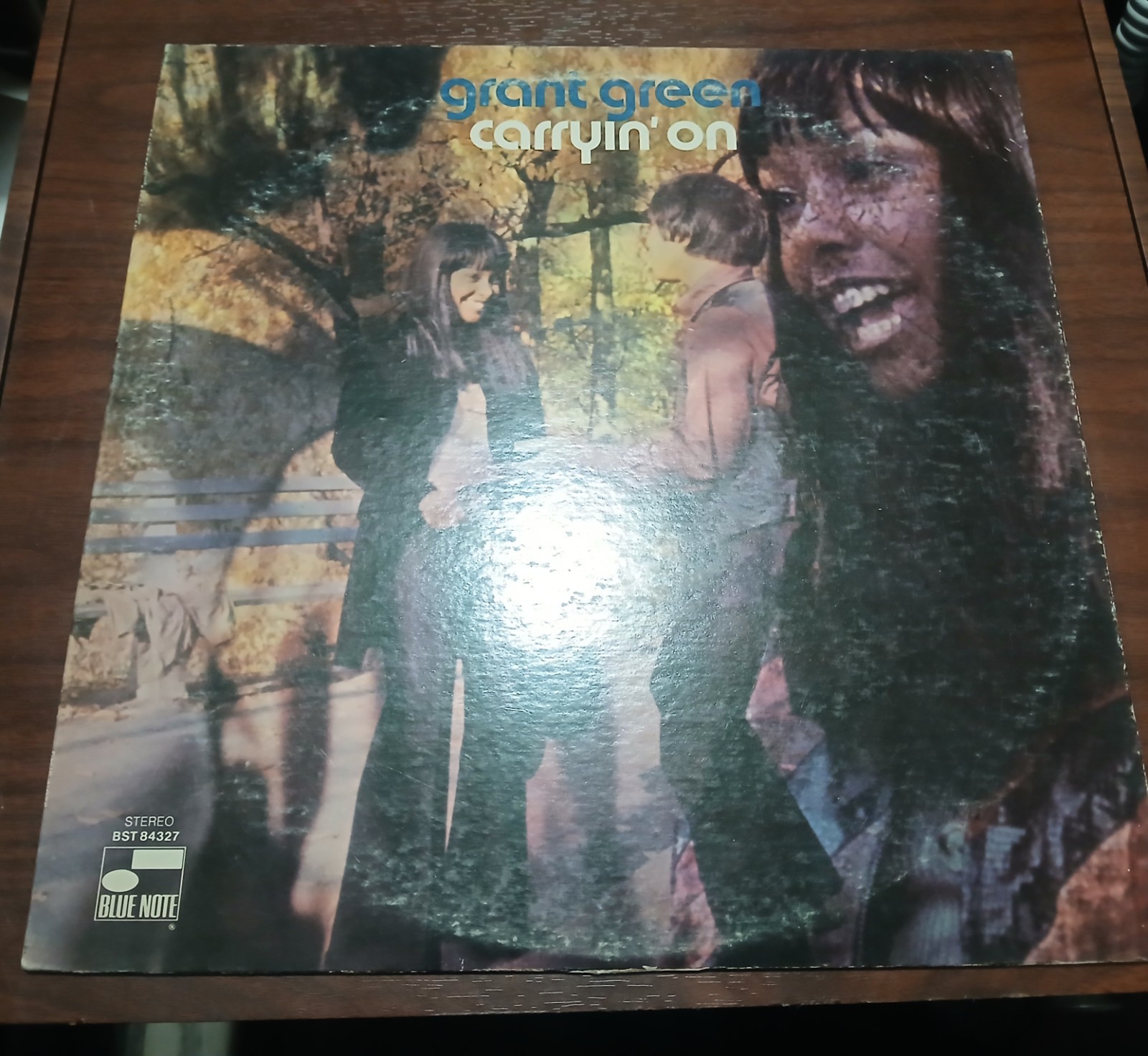 Grant Green PROMO COPY Carryin' On Vinyl 1970 Blue Note LP BST-84327 VG+/Vg+