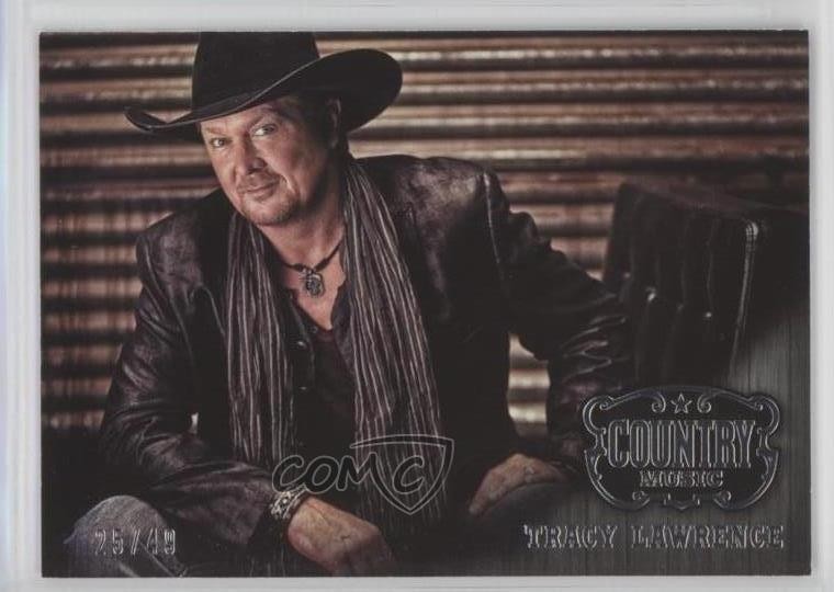 2014 Panini Country Music Silver 25/49 Tracy Lawrence #12 0f3