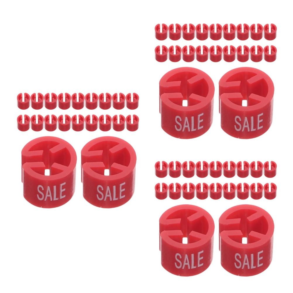 450 pcs Retail Sale Size Label Clips, Hanger Fasteners
