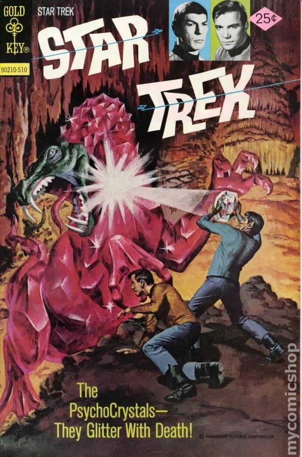Star Trek #34 VG 1975 Chiave Oro Immagine Stock