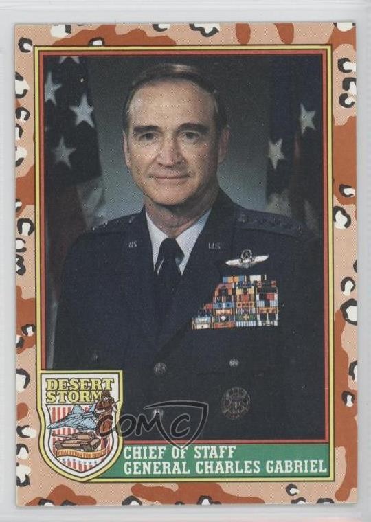 1991 Desert Storm Generale Charles Gabriel Capo di Stato Maggiore (Tempesta Gialla) #7 1v3