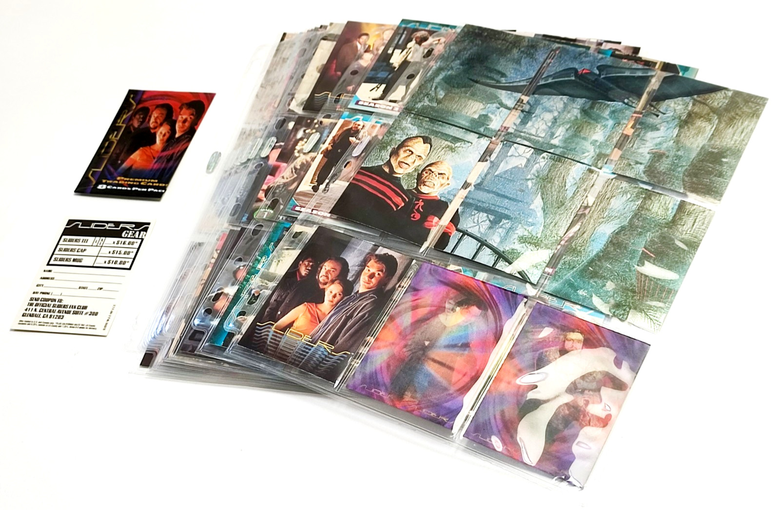 1997 Iinkworks Trading Card Set Sliders #'s 1 - 72 + Foils & Chase + Lenticulars