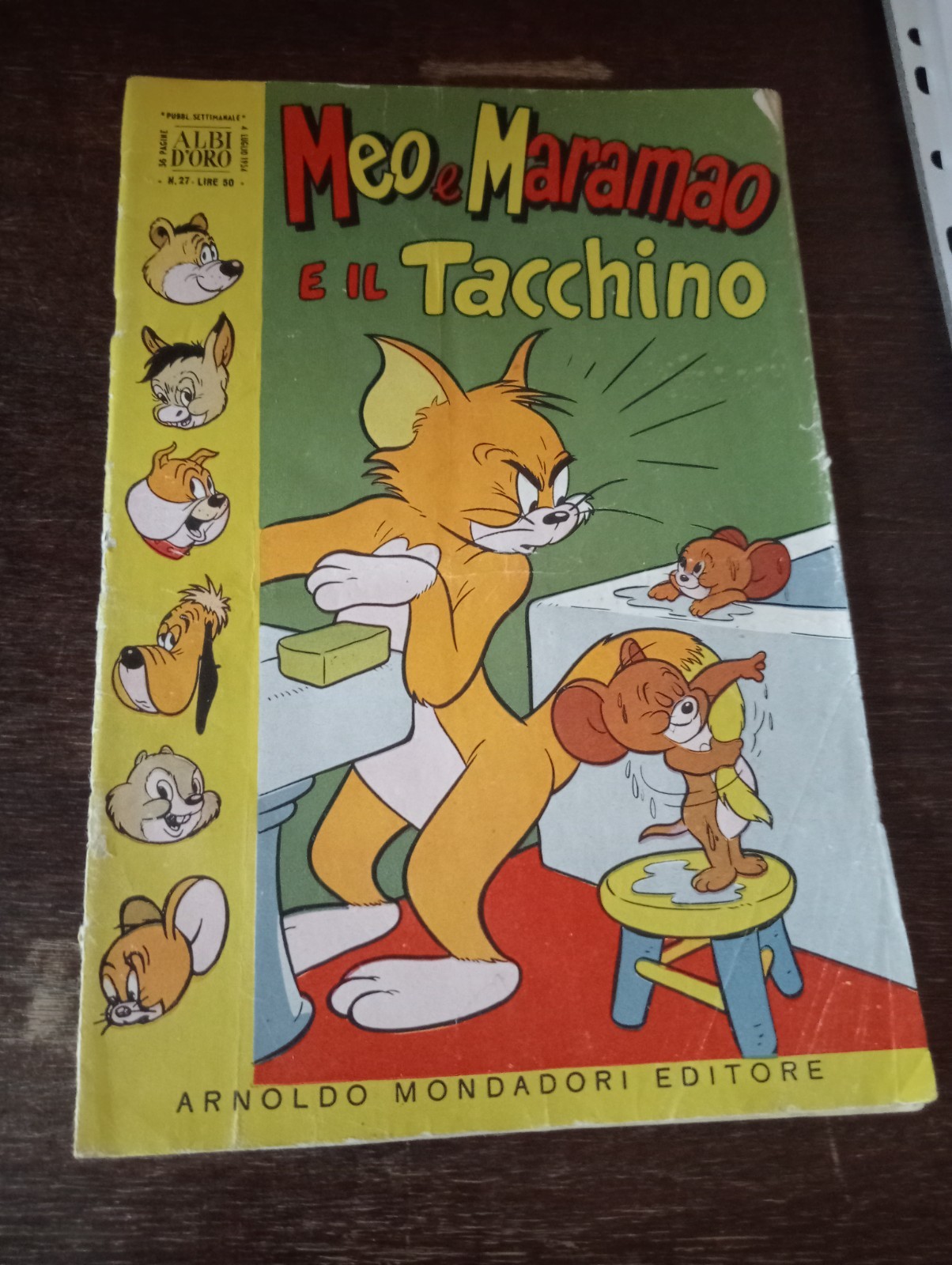 ALBO D'ORO n. 27 MEMARAMAO E IL TACCHINO  1954