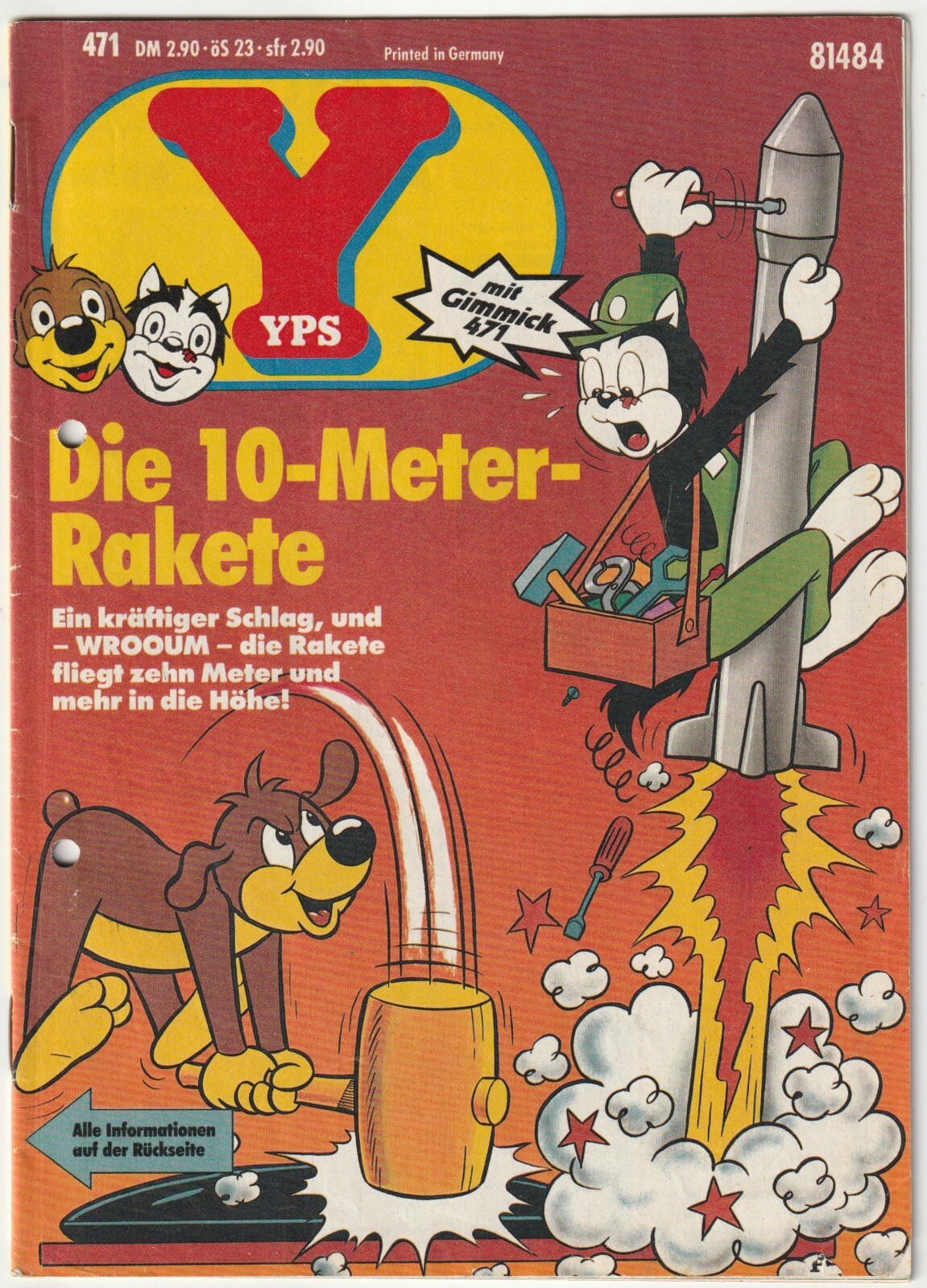 ✪ YPS #471 senza espediente, Gruner + anno 1984 COMICHEFT Z3