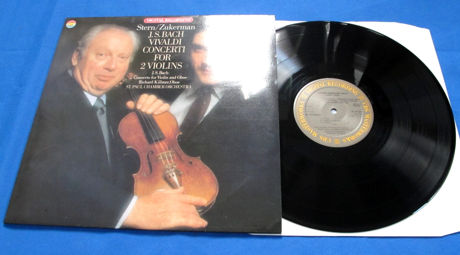 ZUKERMAN . STERN . J.S. BACH ~ VIVALDI CBS D37278 ~ 1982 LP ~ MINT