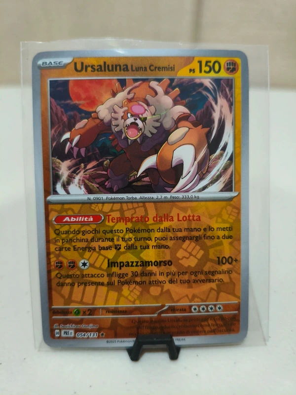Pokemon carta 054/131 Ursaluna luna cremesi Evoluzione Prismatiche NM