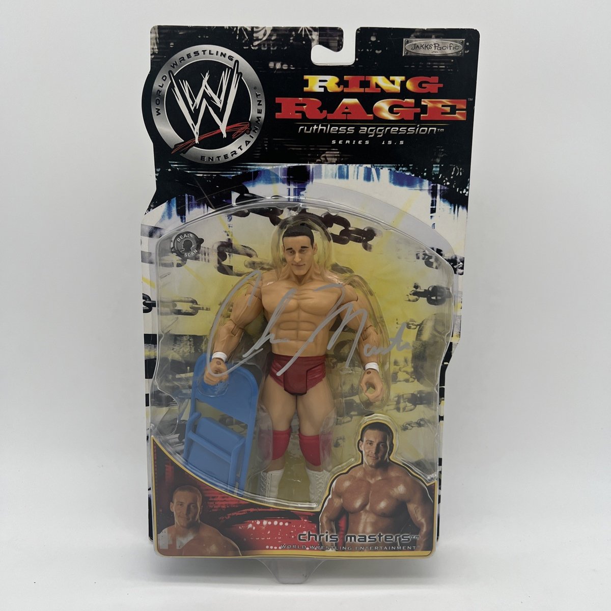 WWE Chris Masters Ruthless Aggression FIRMATO Figure Series 15.5 Vintage Jakks