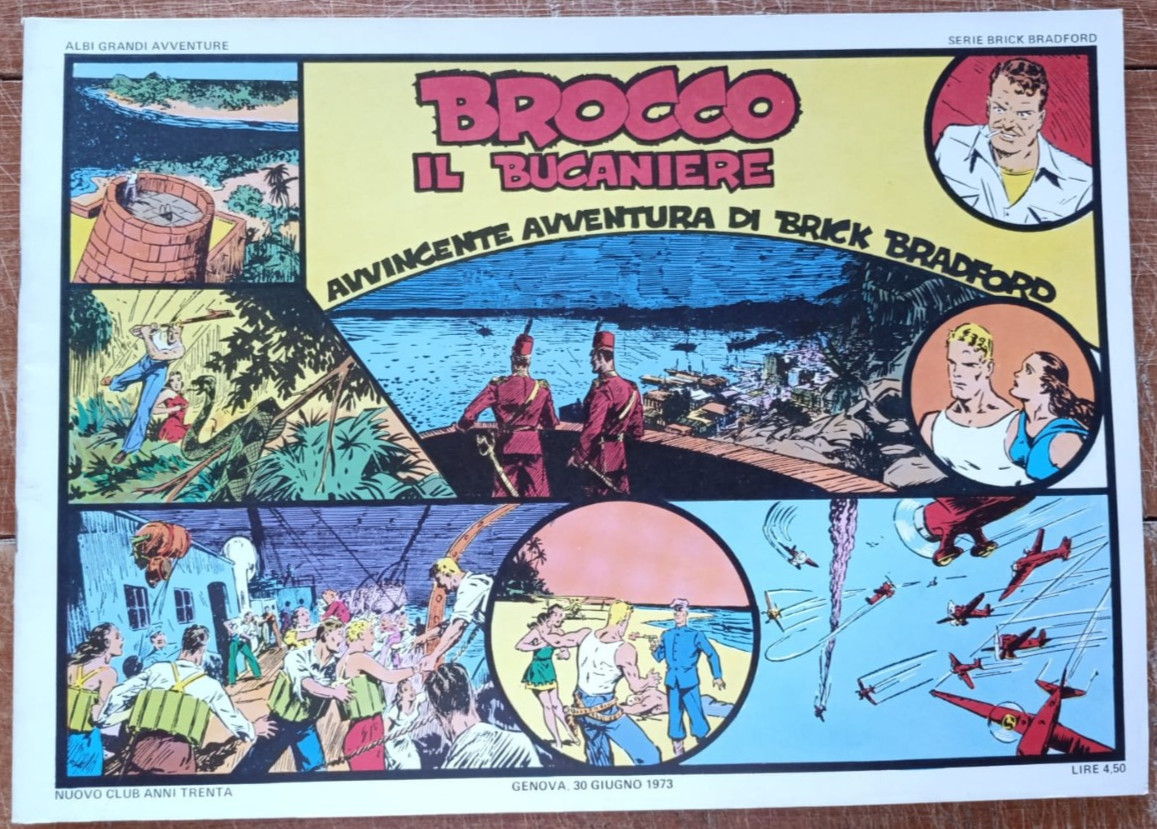 BRICK BRADFORD club anni 30 (Brocco il bucaniere)