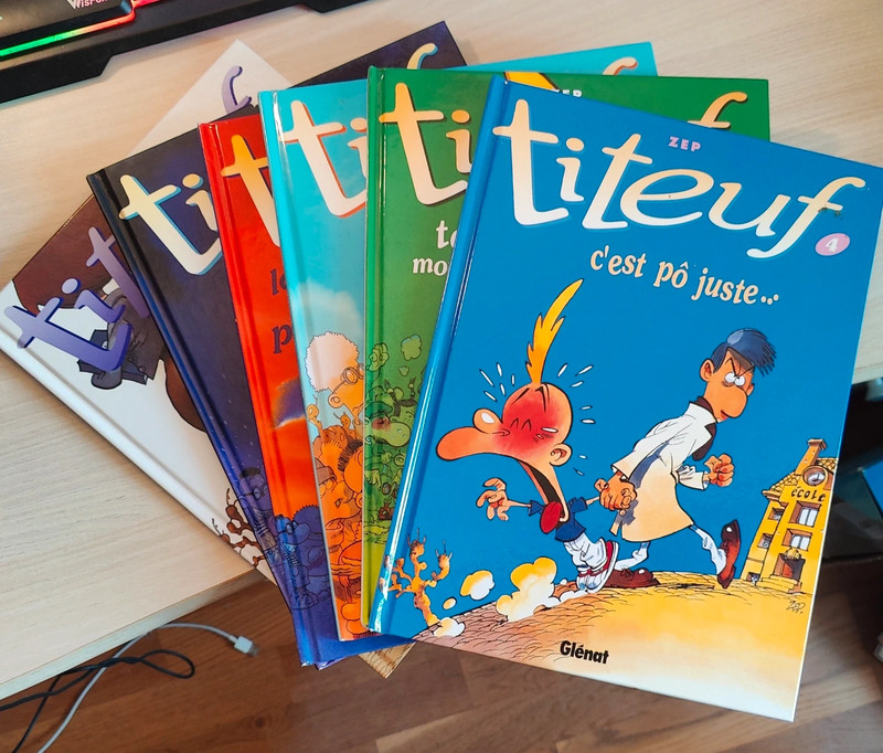 Lot de BD Titeuf - 6 livres