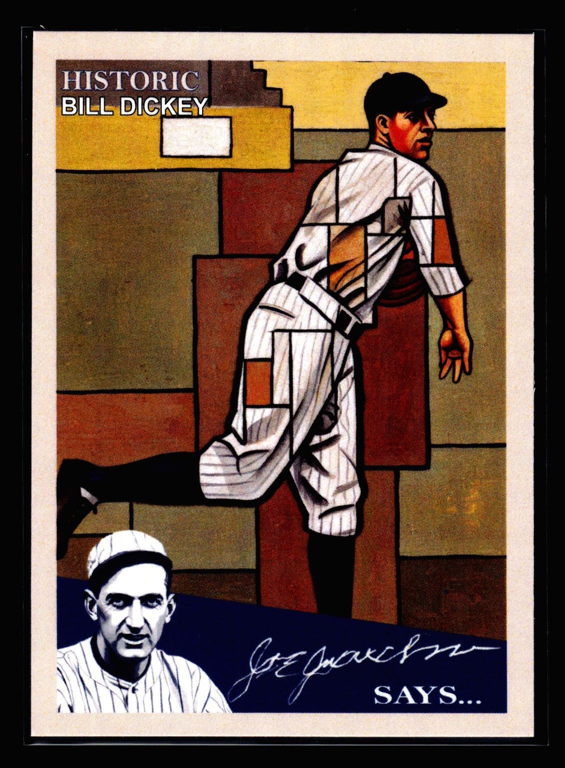 2026 Autografo storico di tutti i tempi anni '30-#21 Bill Dickey "Picasso" /250 NY -
