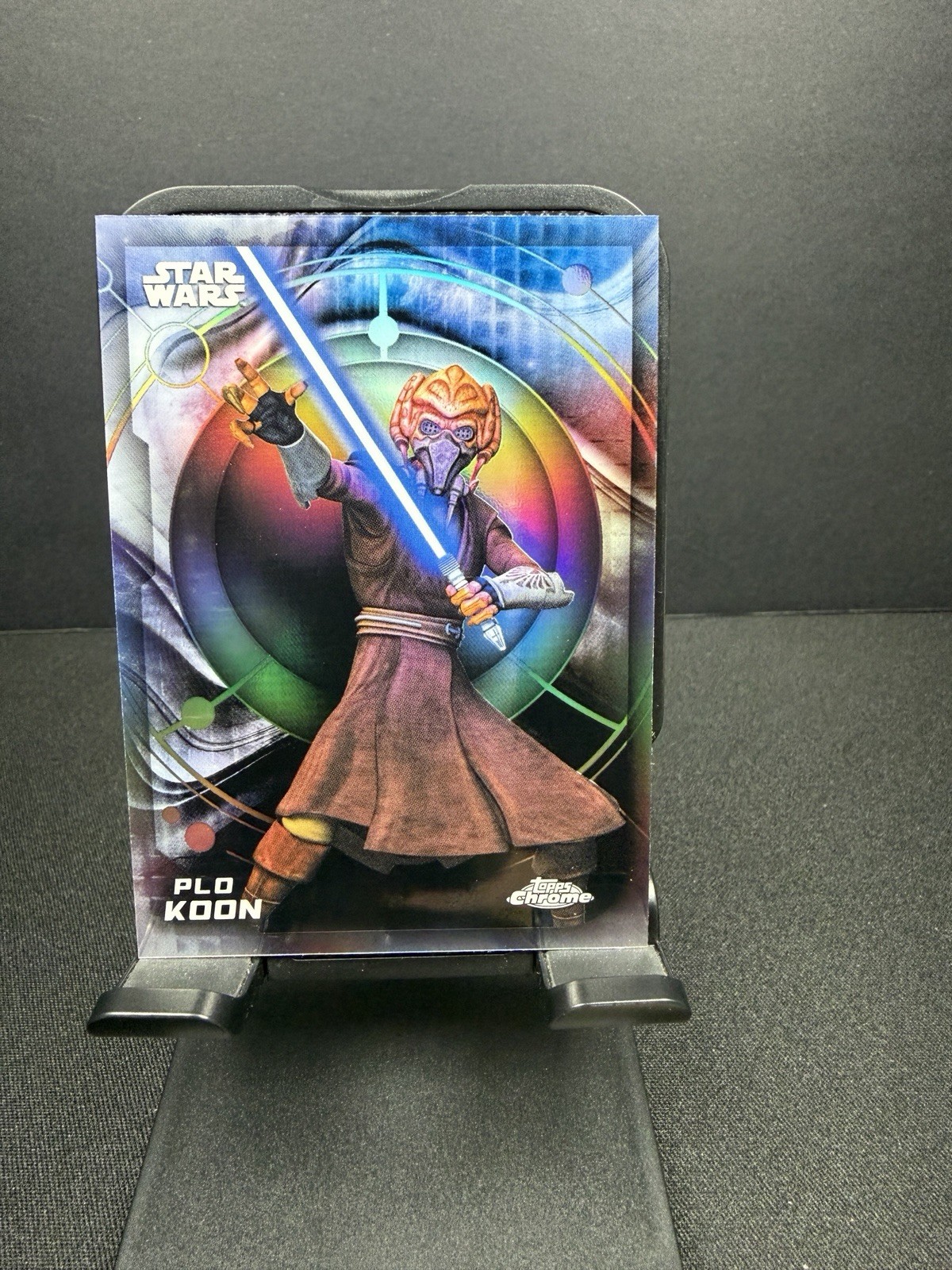 2026 Topps Chrome Star Wars: Plo Koon #177 Refractor Parallel