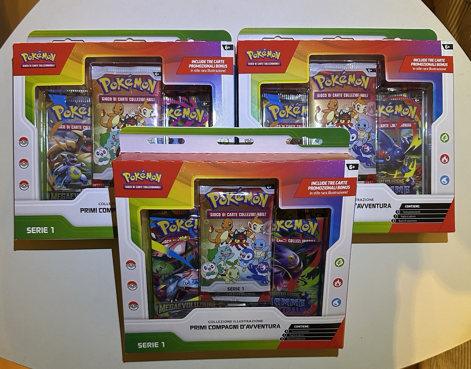 Pokemon Collezione Primi Compagni d'Avventura SERIE 1 ITA Sealed X3
