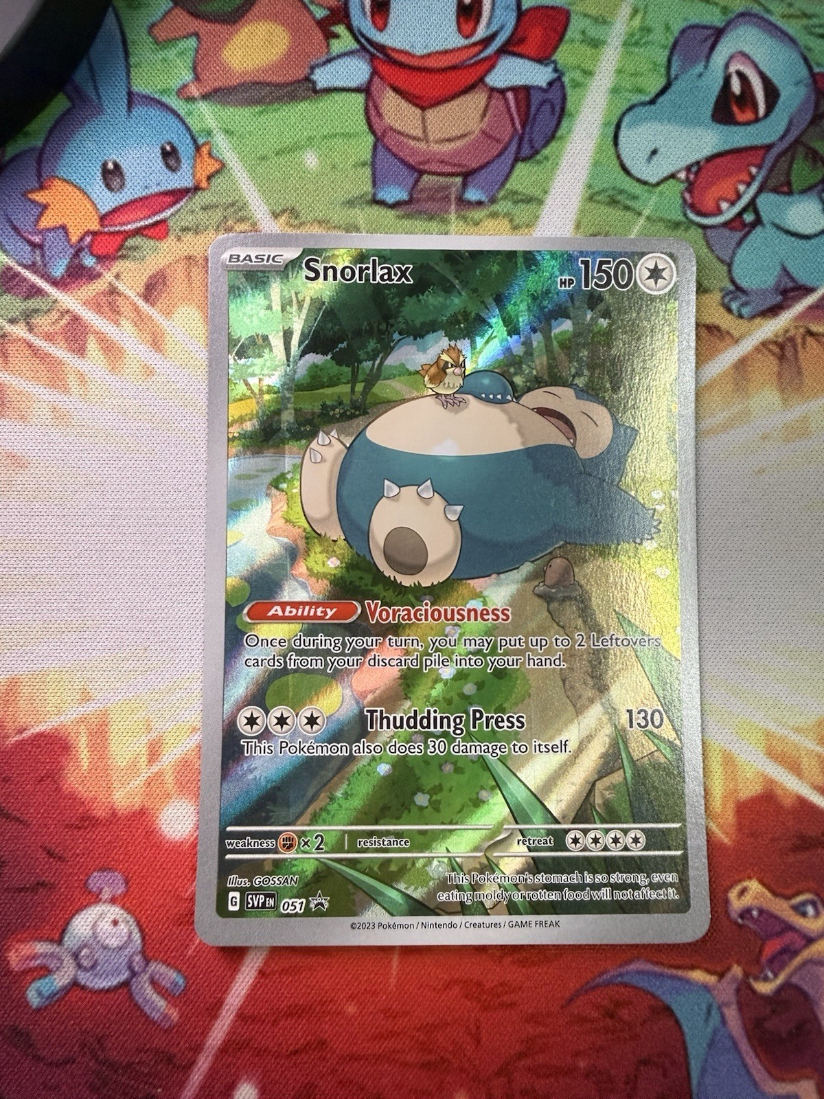 Pokémon TCG Snorlax #051 Holo Promo Scarlet & Violet Promo Cards (SVPEN)