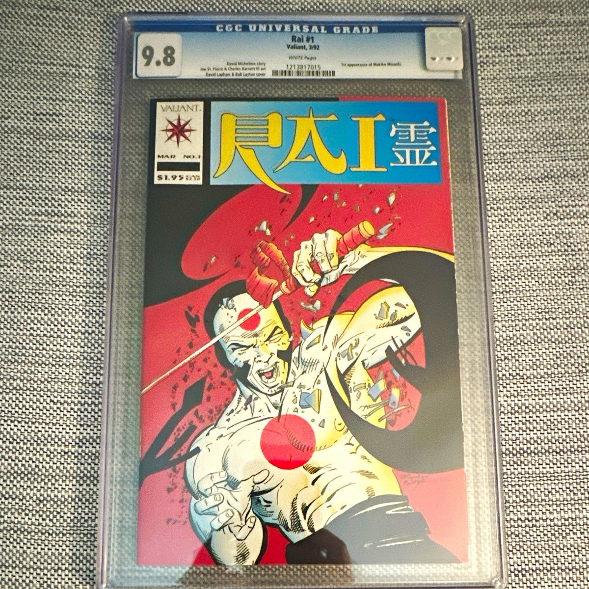 Valiant Rai #1 (1992) CGC 9.8