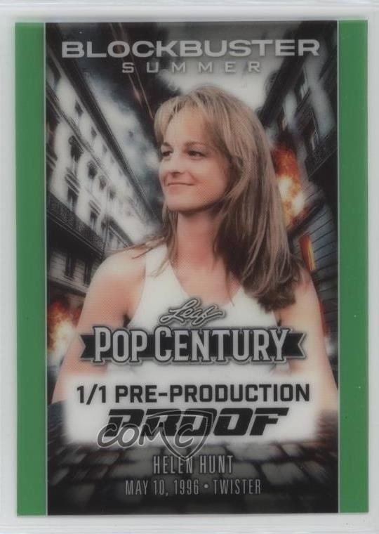 2025 foglia metallo pop secolo blockbuster estate 1/1 Helen Hunt #BS-HH1 13u1