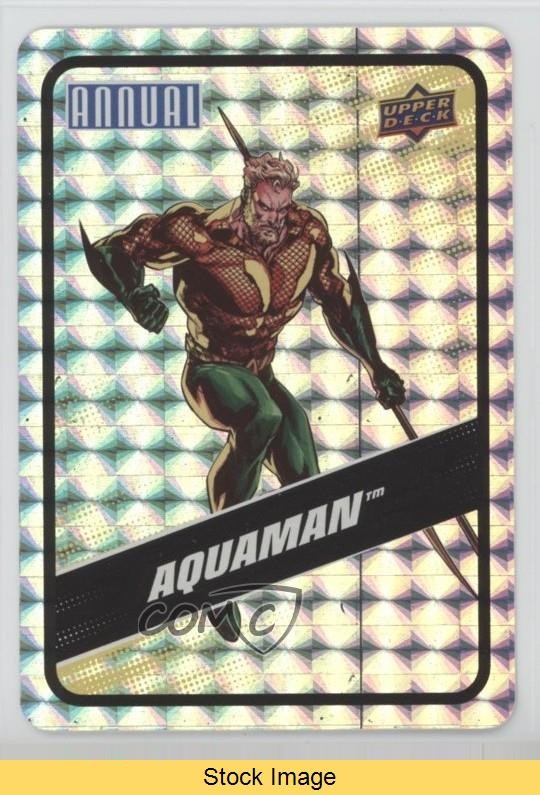 2024-25 Upper Deck DC Annual Backscatters Aquaman #B-16 LEGGI jg2