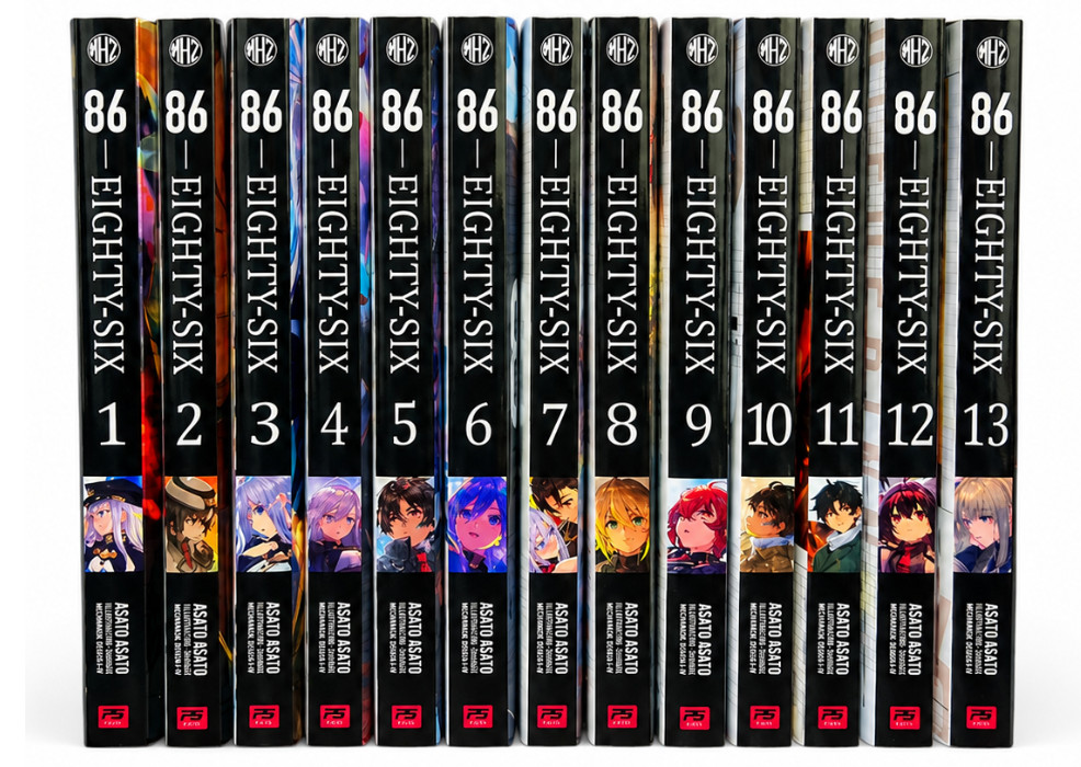 86 EIGHTY-SIX NUOVO Light Novel Volume 1-13 Half/Full Set Versione Inglese Fast DHL