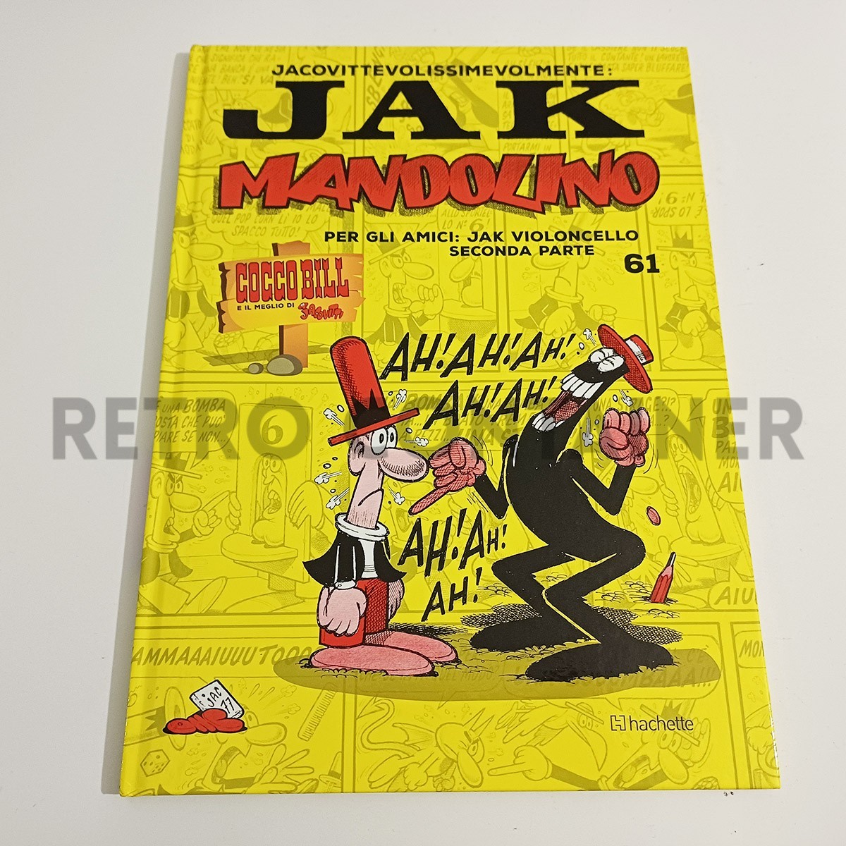 Cartonato Hachette COCCO BILL E IL MEGLIO DI JACOVITTI - 61 Jak Mandolino