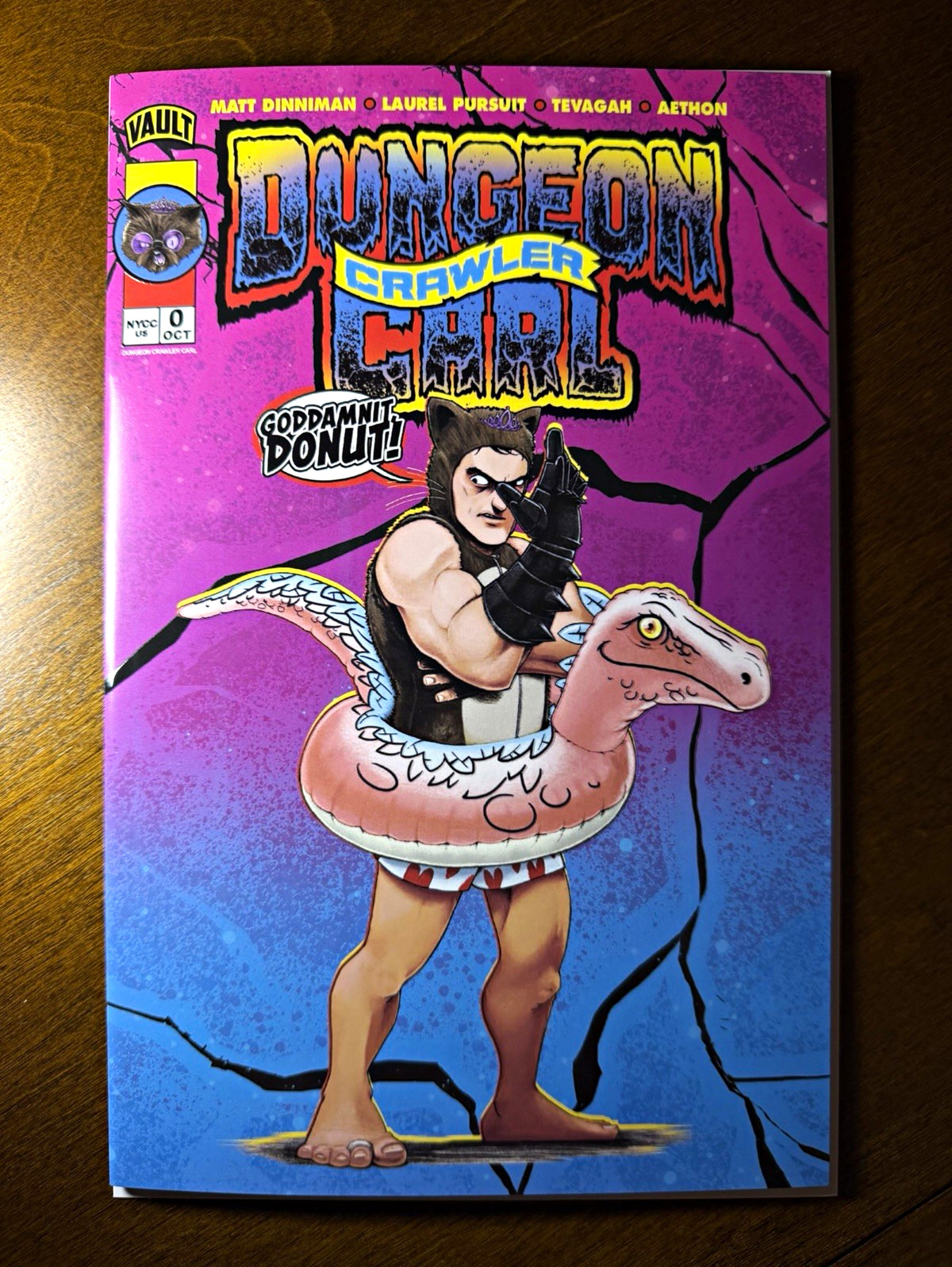 Dungeon Crawler Carl #0 NYCC Adam Cahoon - Vault Comics Exclusive FOIL Embossed