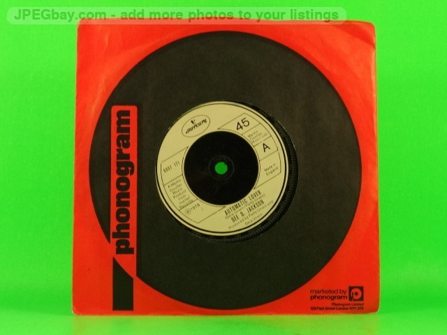 DEE D JACKSON AUTOMATIC LOVER (150) 2 Track 7" Single including Company Sleeve P