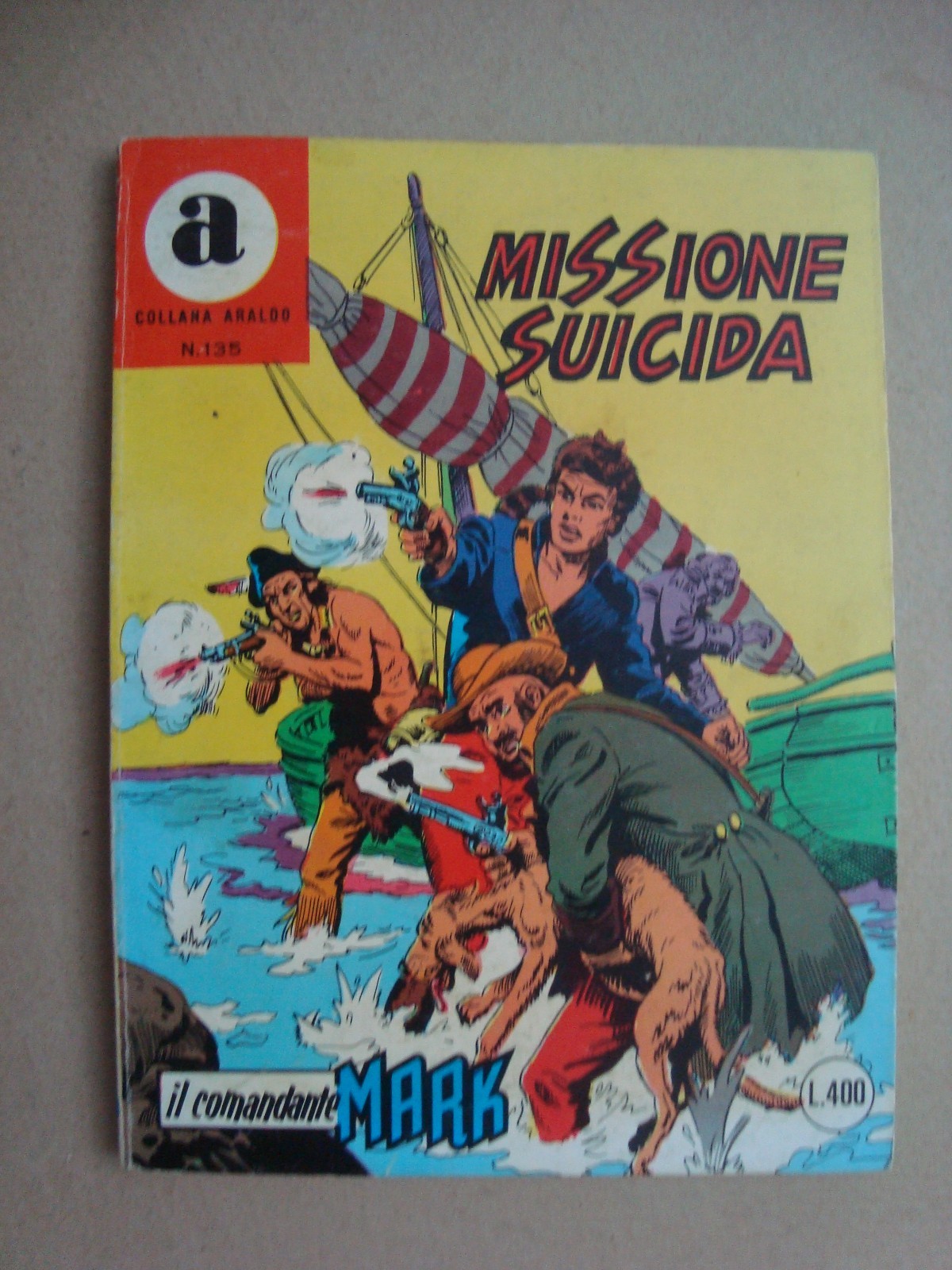 collana araldo comandante mark n° 135 ed.araldo 1977