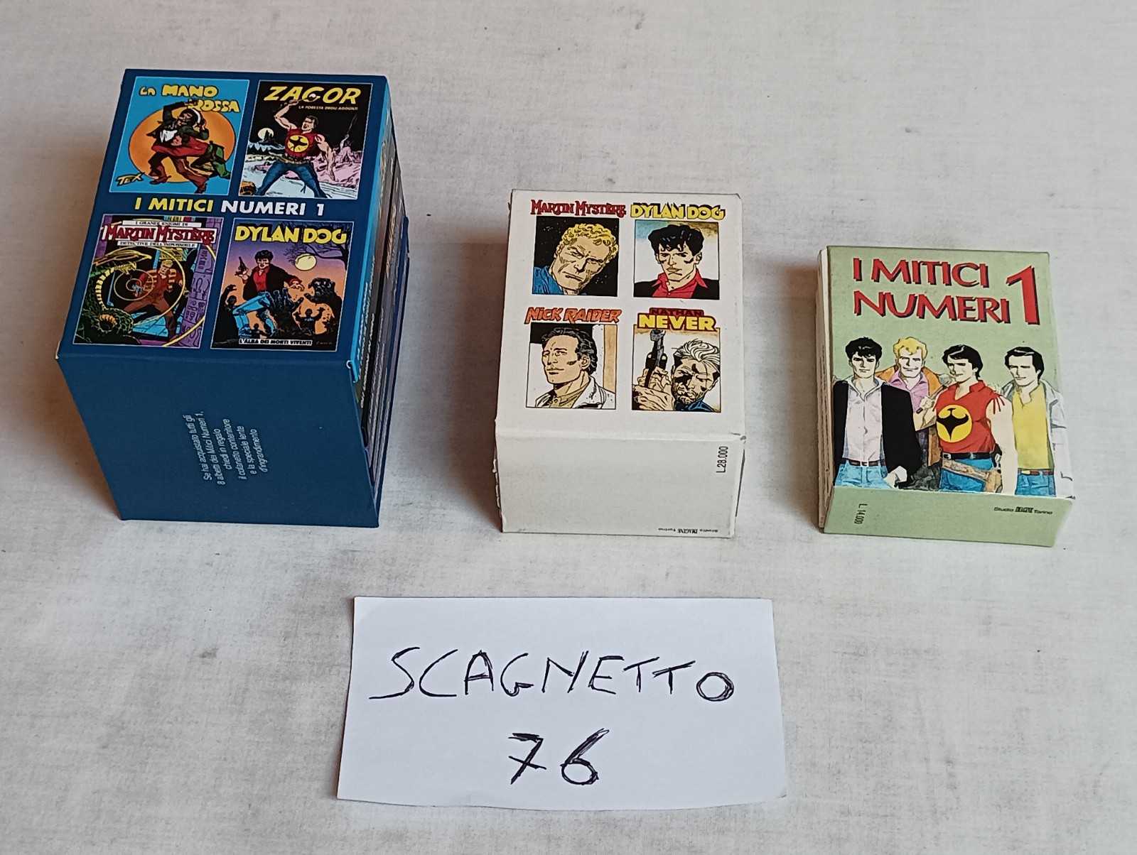 DYLAN DOG e ALTRI PERSONAGGI serie Completa I Mitici Numeri Uno ( 3 ) COFANETTI 