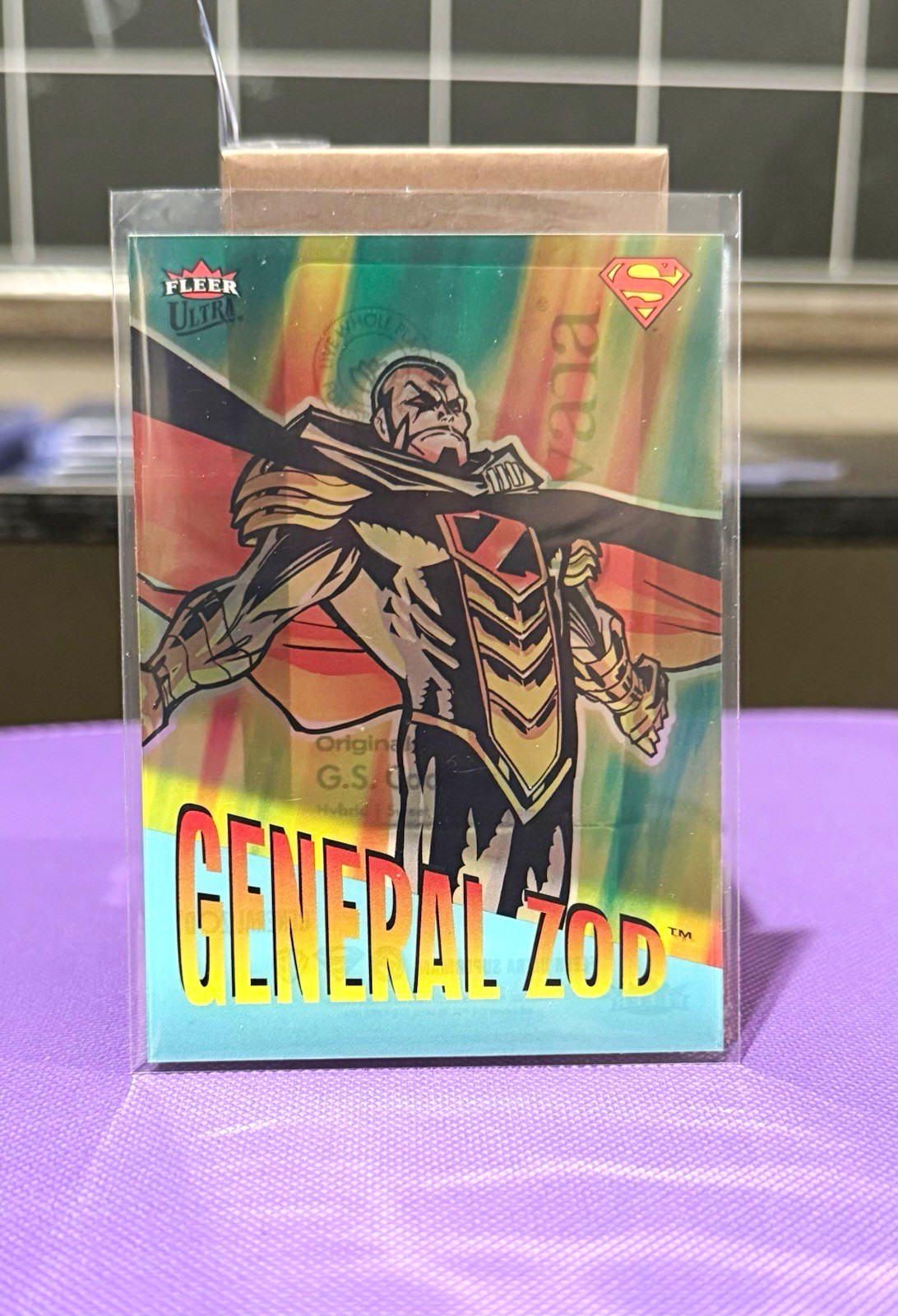 Fleer Ultra Superman General Zod R-12 Inserto Trading Card 2025