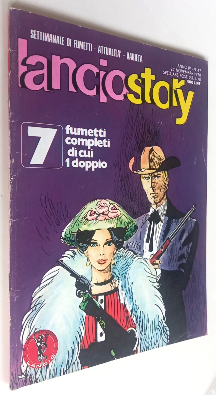 LANCIOSTORY N. 47 -27/11/1978 -Nastassja Kinski/Opel Ascona/Napoli Centrale-Eura