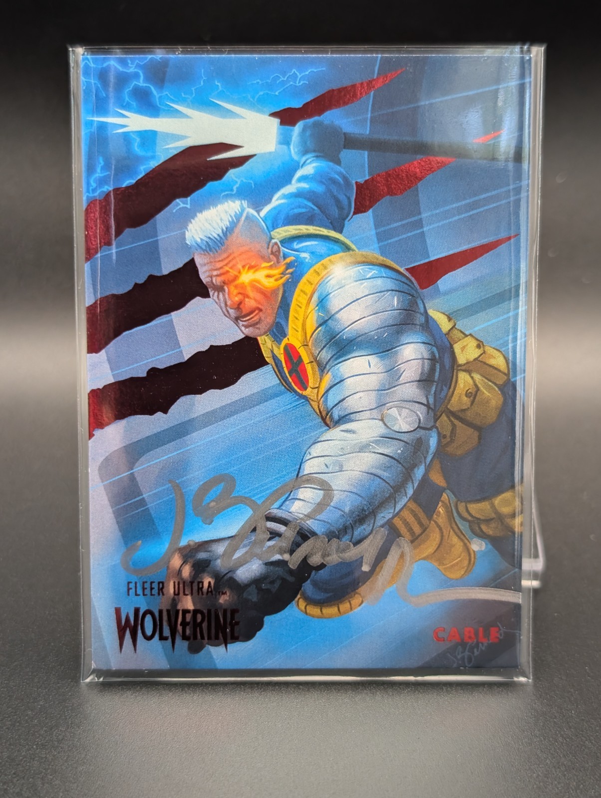 2022 Fleer Ultra Wolverine CABLE Red Artist Auto /74
