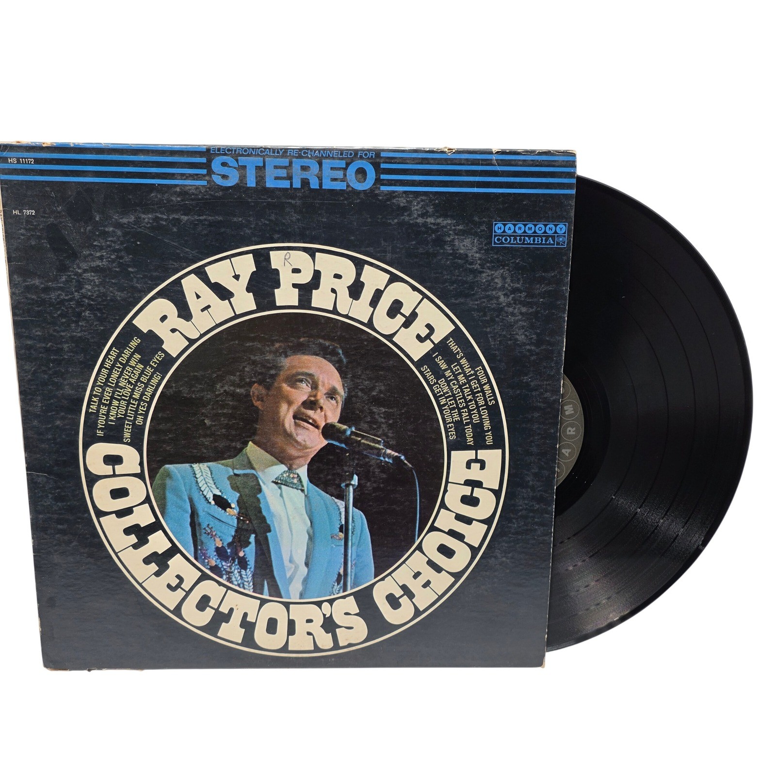 Ray Price Collector's Choice Vinyl LP Harmony Columbia HS 11172 Country Music