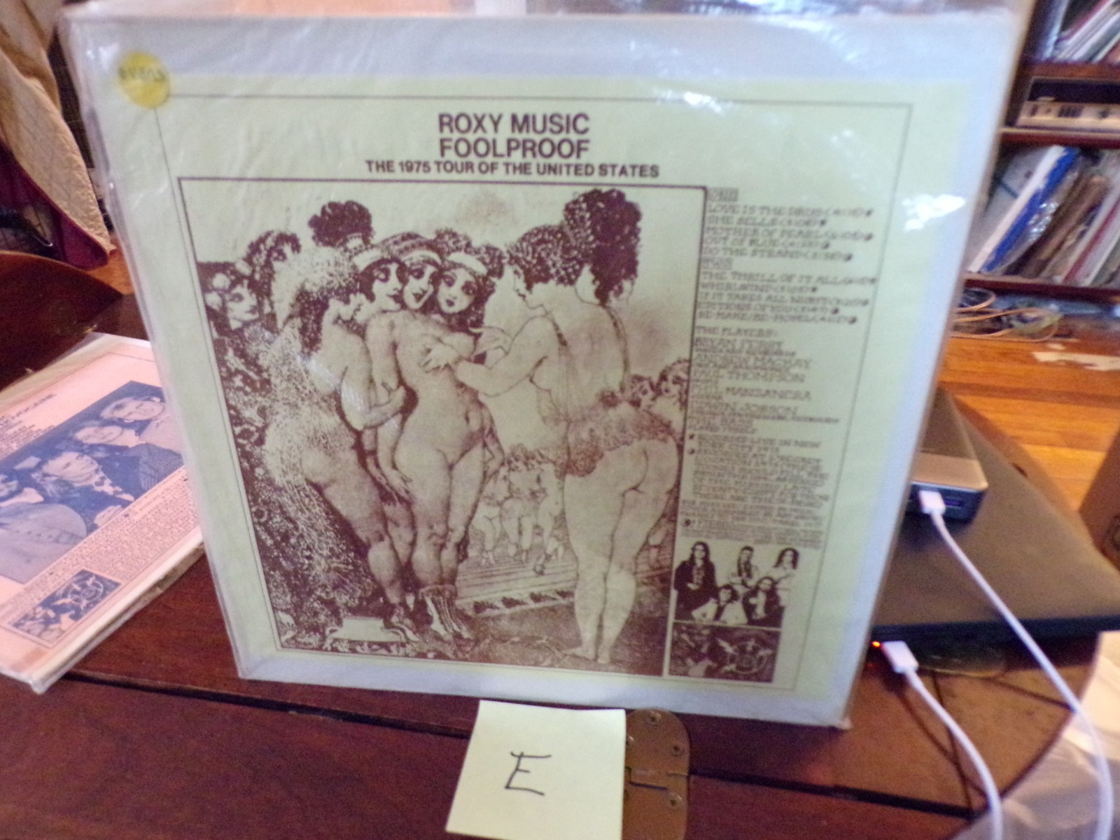 ROXY MUSIC Foolsgold 1975 Tour Of The United States 1977 Live LP BRYAN FERRY  E