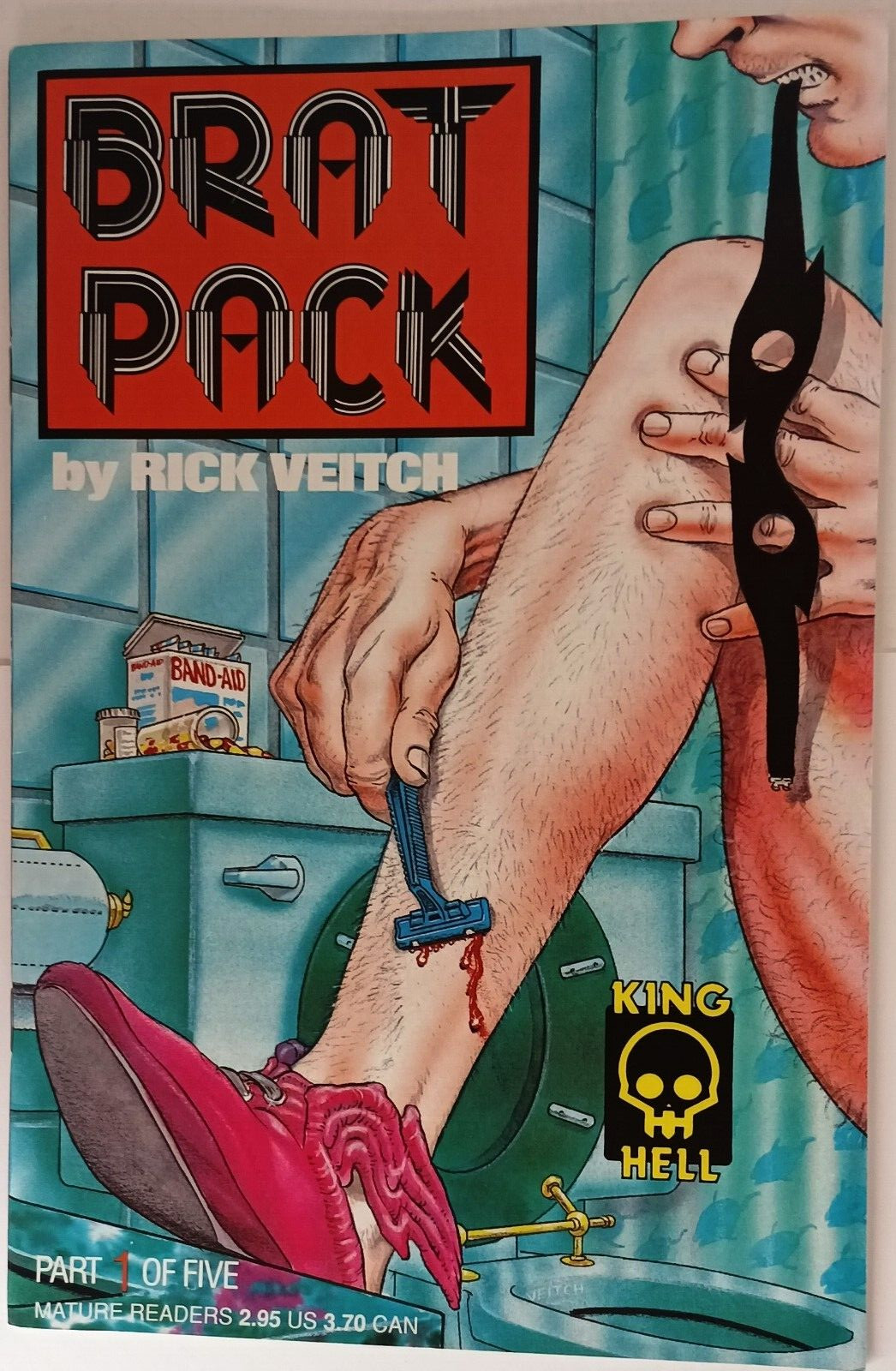 Brat Pack numeri #1 - 5 mini-serie cinque numeri 1990 ottime condizioni