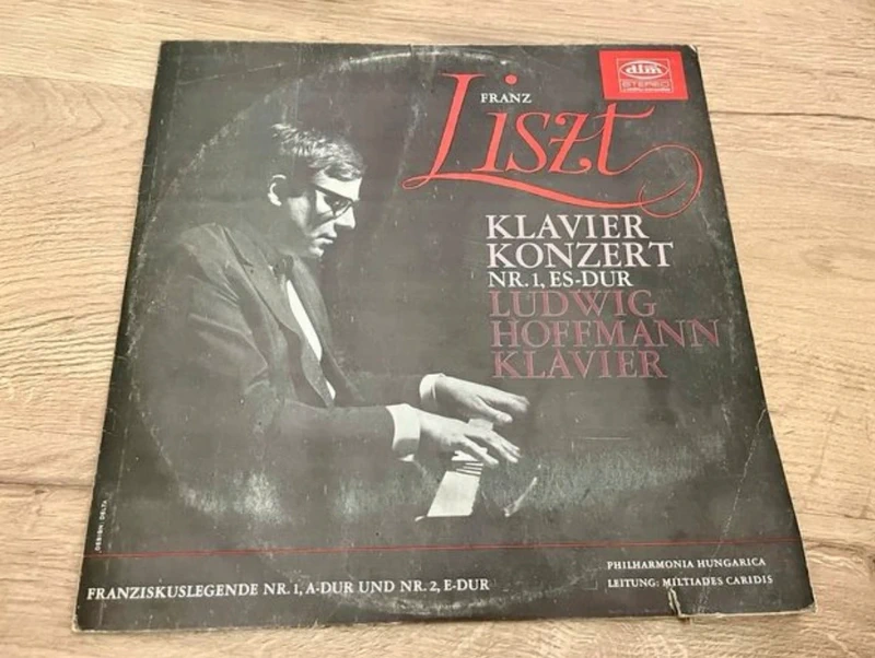 LP original Ludwig Hoffmann interpreta a Franz Liszt (1968)