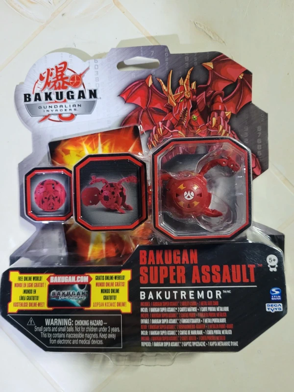 Bakugan Super Assault Bakutremor Pyrus - Gundalian Invaders